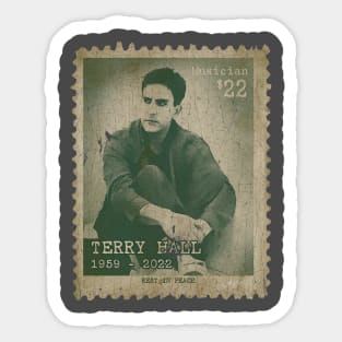 Engraved Vintage Style - Terry Hall Sticker